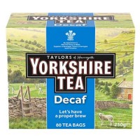 Yorkshire Tea - DECAF - 80 Tea Bags - 250g - Best Before: 05/2026